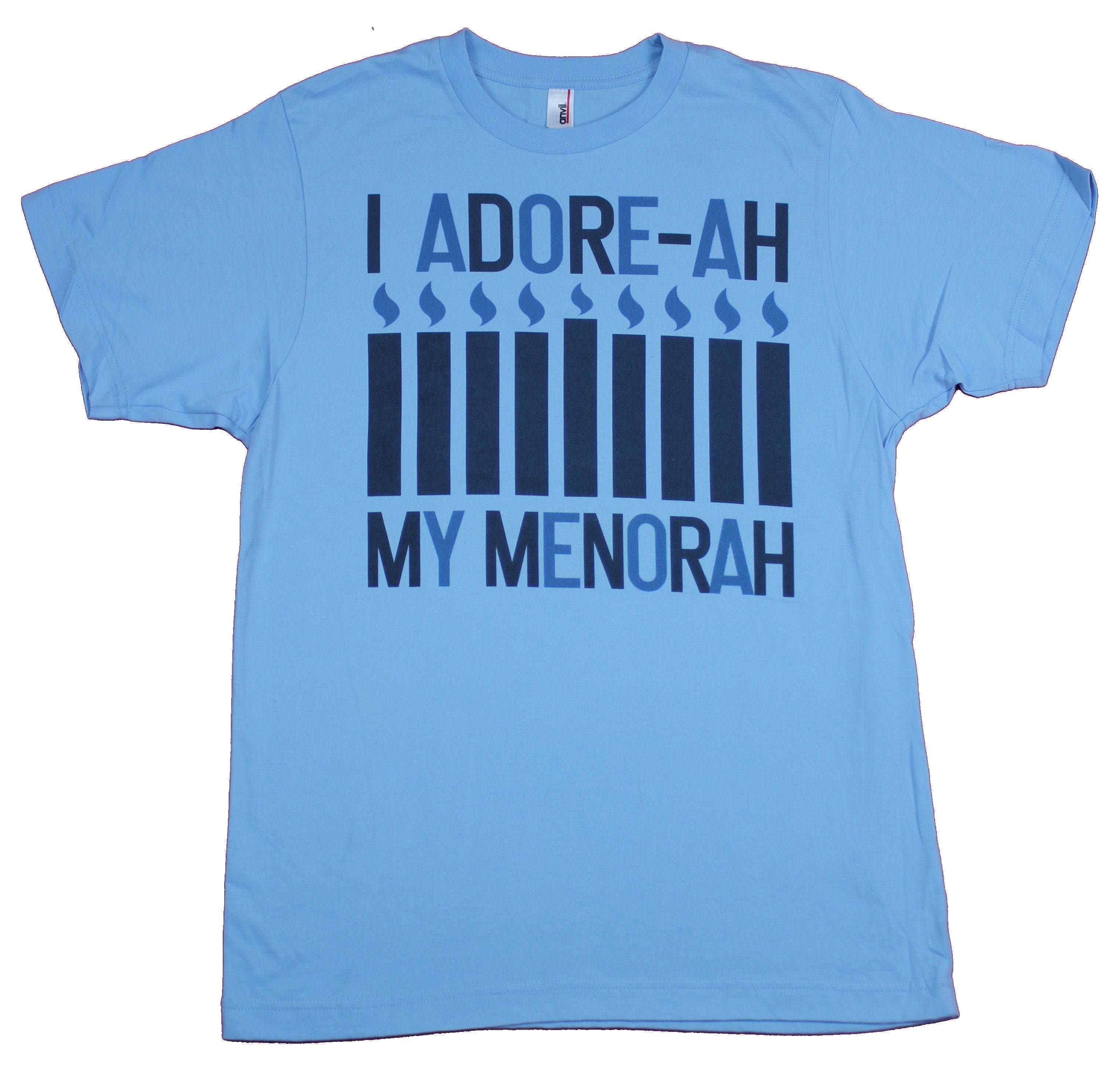 Hanukkah Mens T-Shirt  -I Adore Ah My Menorah Hoodie, Sweatshirt | CiraTrend.com