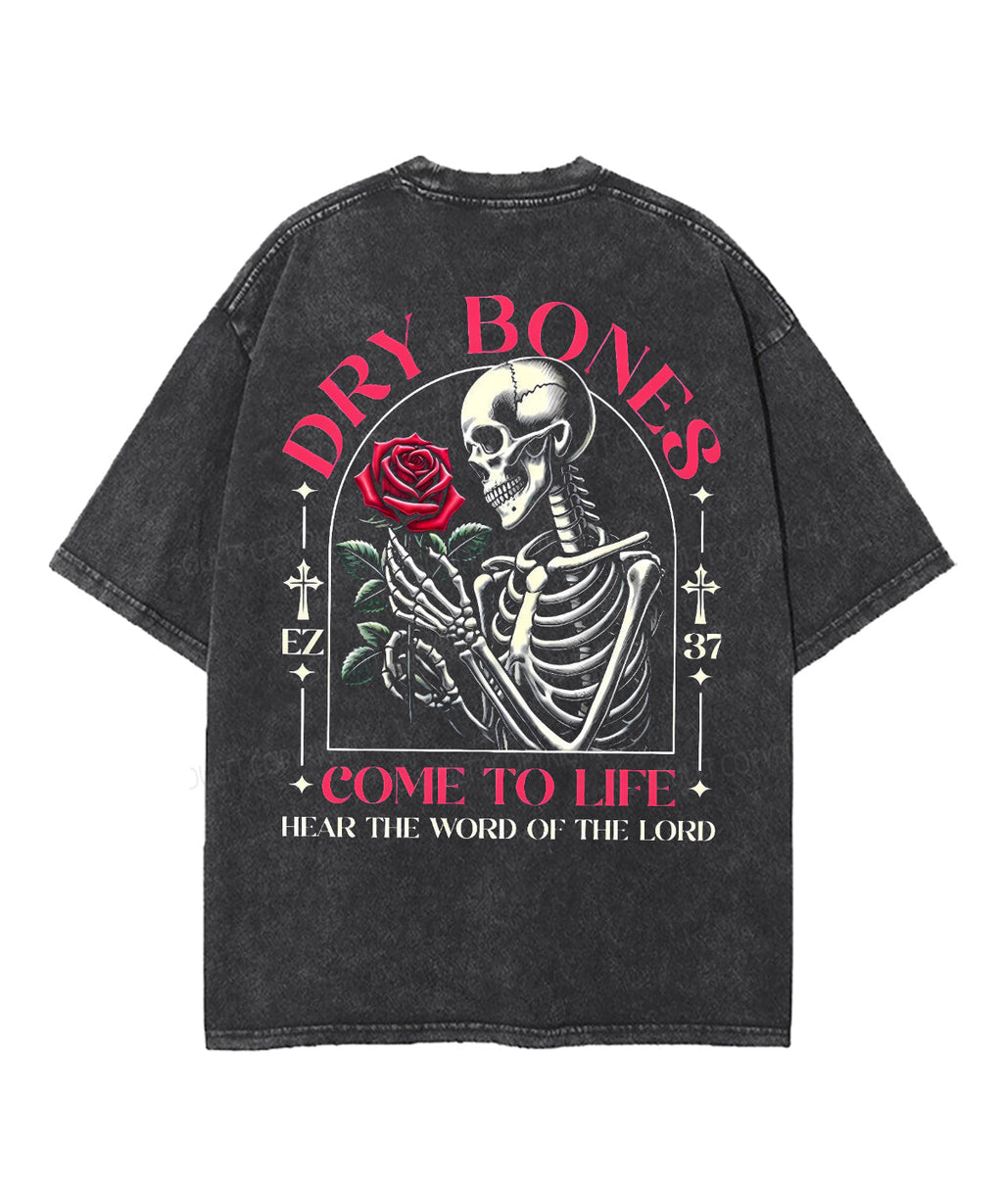 Dry Bones Come To Life Double Sided Unisex Washed Christian T-shirt Style001 Hoodie, Sweatshirt | CiraTrend.com (Image 4)