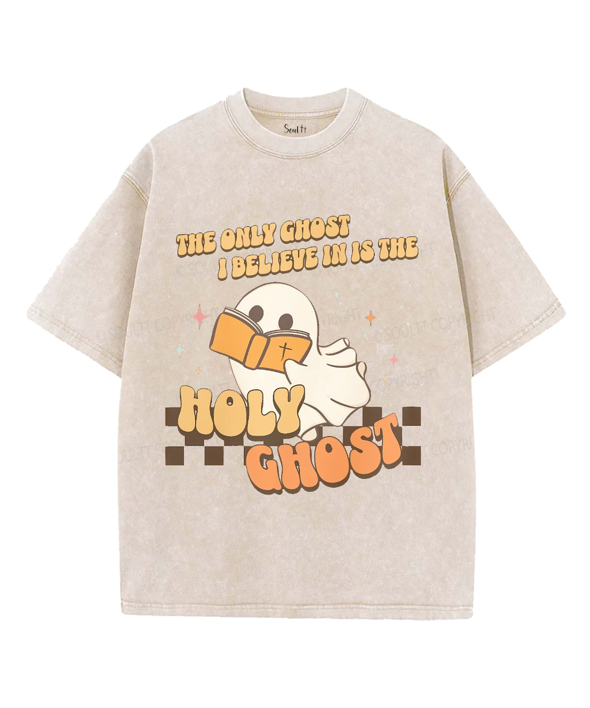 Holy Ghost Washed Christian Style002 T-Shirts, Hoodie, Sweatshirt