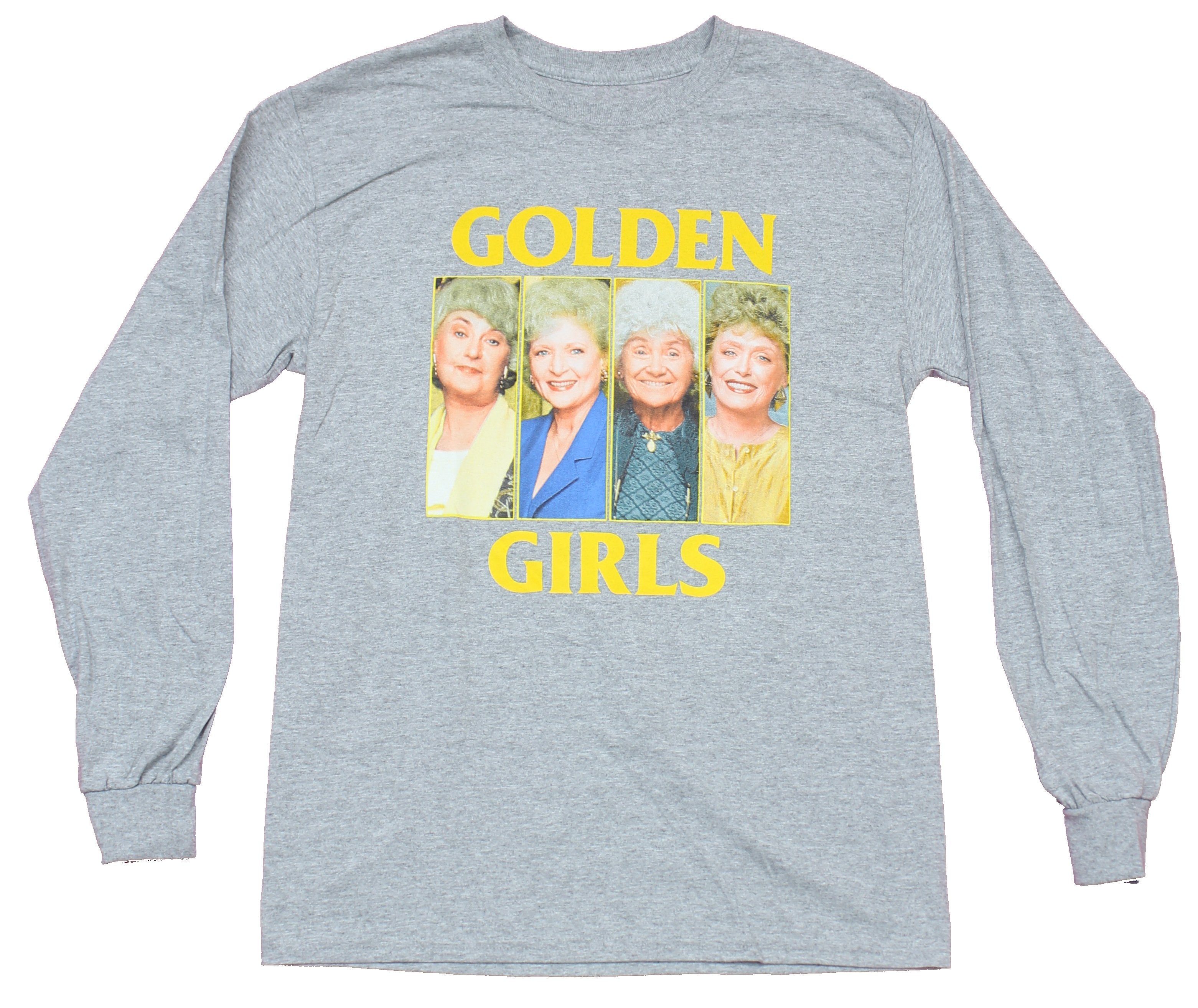 Golden Girls Mens Long Sleeve T-Shirt  -  4 Full Color Photo Boxes of The Gals Hoodie, Sweatshirt | CiraTrend.com
