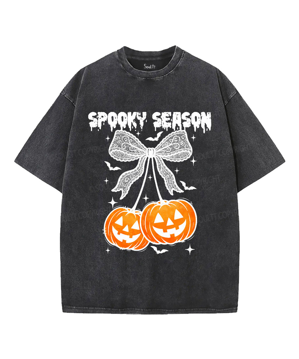 Spooky Season Unisex Washed Christian T-shirt Hoodie, Sweatshirt | CiraTrend.com (Image 2)