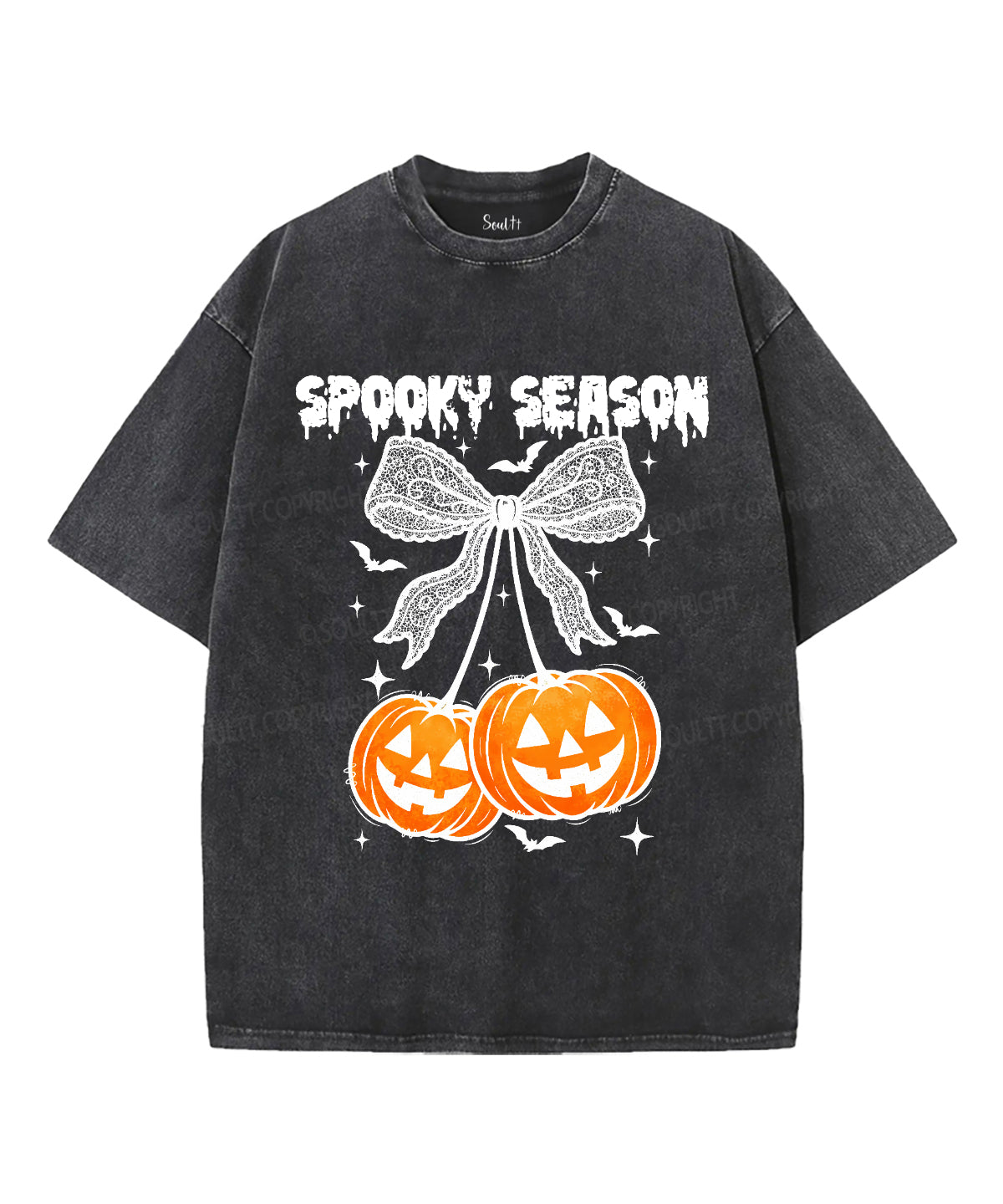 Spooky Season Unisex Washed Christian T-shirt Hoodie, Sweatshirt | CiraTrend.com (Image 2)