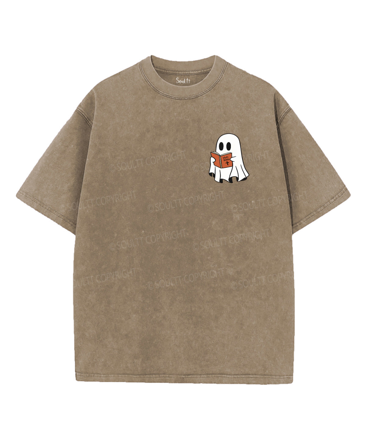 No Ghost Like Holy Ghost Double Sided Unisex Washed Christian T-shirt Hoodie, Sweatshirt | CiraTrend.com (Image 2)
