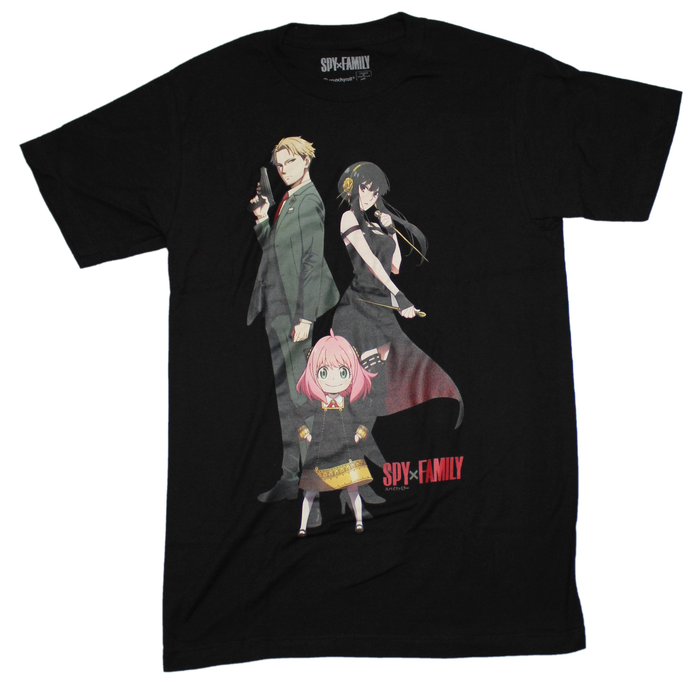 Spy Family Mens T-Shirt -  Loid Anya & Yor Trio And Logo Hoodie, Sweatshirt | CiraTrend.com