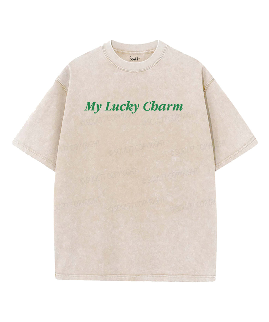My Lucky Charm Double Sided Unisex Washed Christian T-shirt Hoodie, Sweatshirt | CiraTrend.com (Image 2)