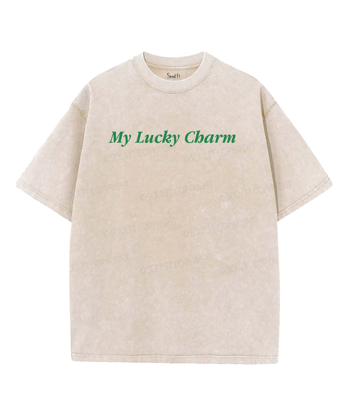 My Lucky Charm Double Sided Unisex Washed Christian T-shirt Hoodie, Sweatshirt | CiraTrend.com (Image 2)