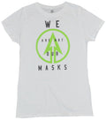 Green Arrow Girls Juniors T-Shirt - We Are Not Our Masks Green Arrow Logo Hoodie, Sweatshirt | CiraTrend.com
