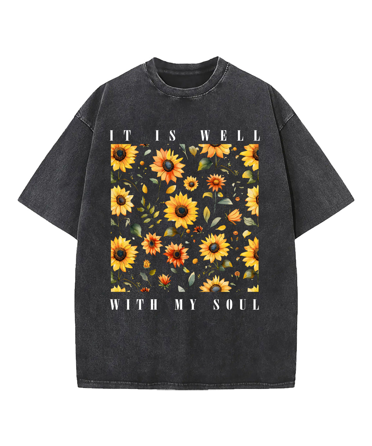 It Is Well With My Soul Washed Christian T-shirt Style003 Hoodie, Sweatshirt | CiraTrend.com (Image 1)