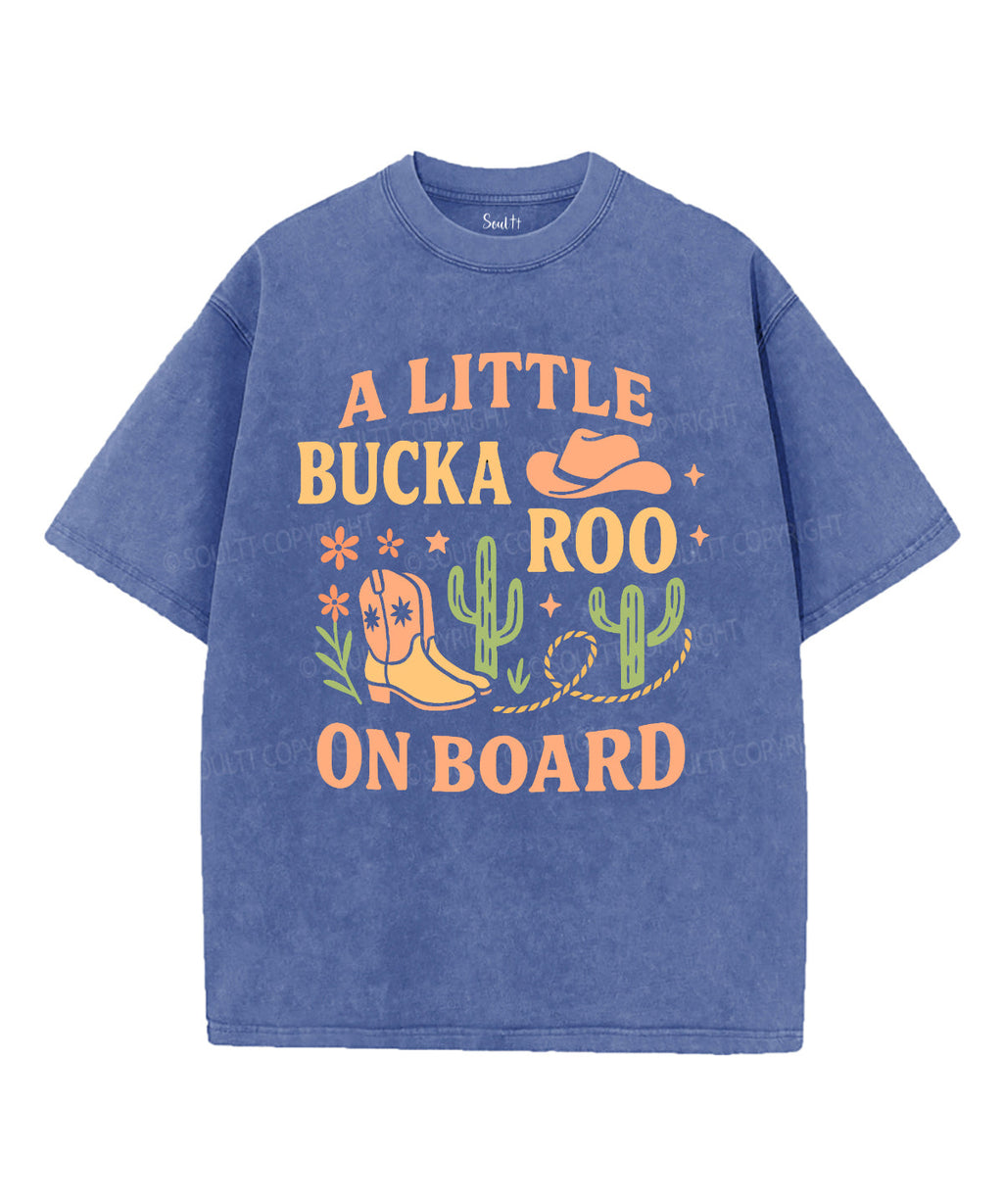 A Little Bucka Roo On Board Unisex Washed Christian T-shirt Hoodie, Sweatshirt | CiraTrend.com (Image 3)