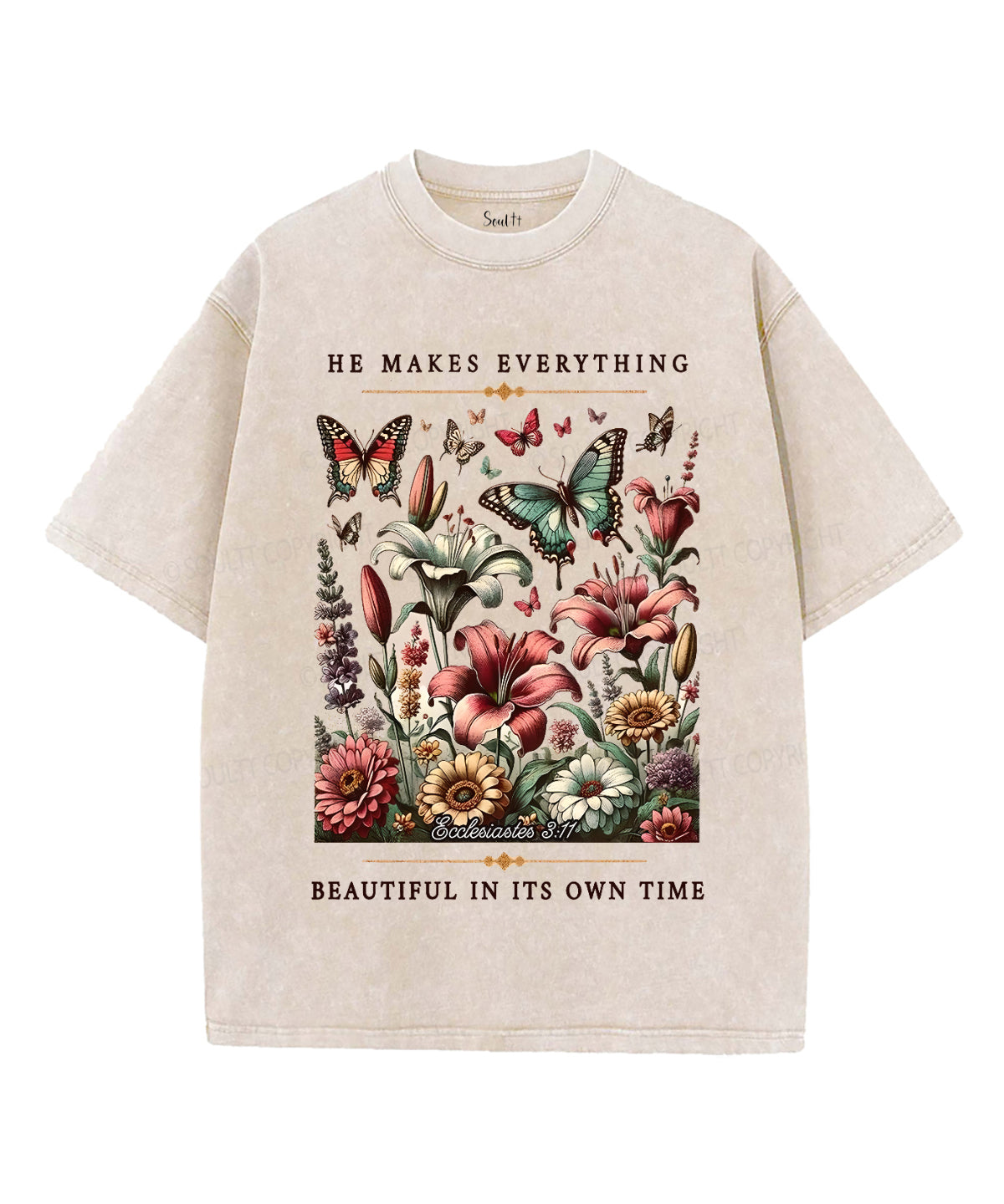 He Makes Everything Washed Christian T-Shirts, Hoodie, Sweatshirt