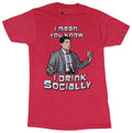 Archer (TV Series) Mens T-Shirt  - I Mean You Know I Drink Socially Archer Image Hoodie, Sweatshirt | CiraTrend.com