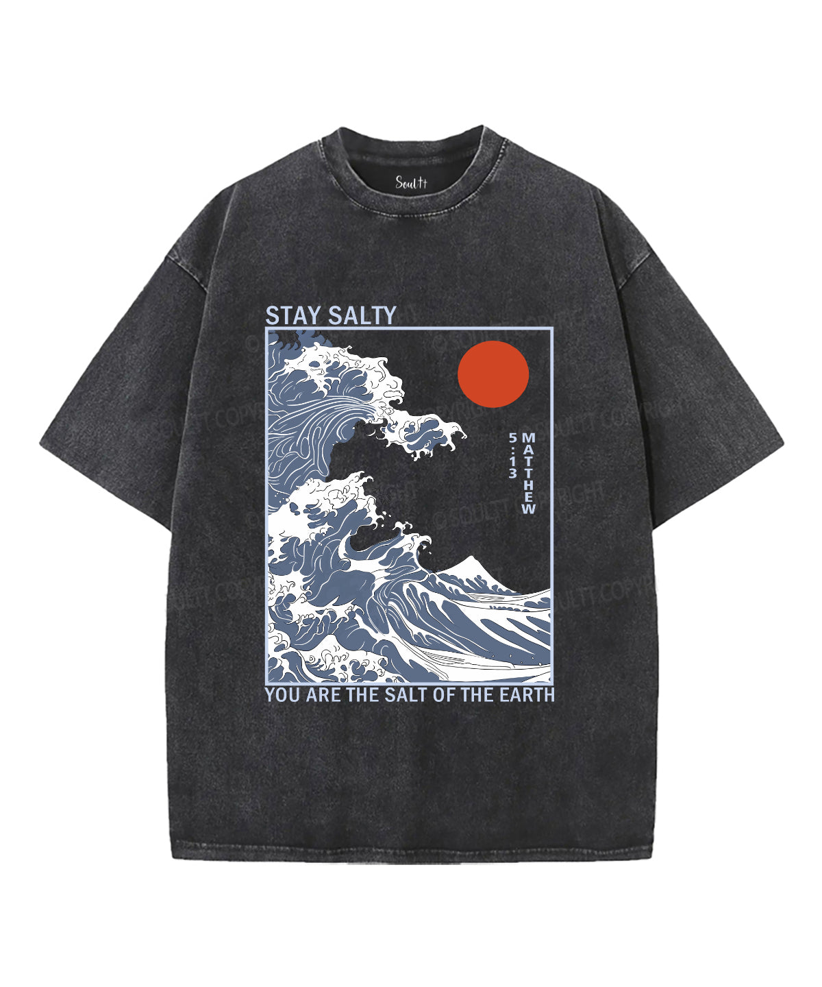 Stay Salty Unisex Washed Christian T-shirt Style015 Hoodie, Sweatshirt | CiraTrend.com (Image 2)