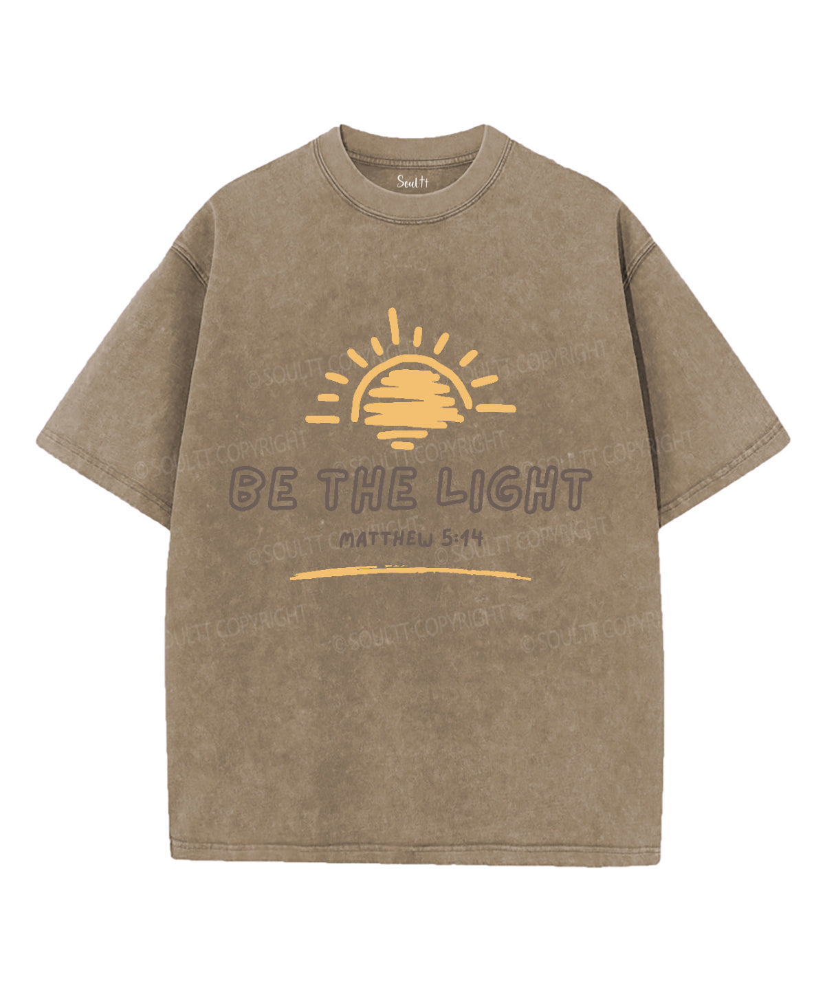 Be The Light Washed Christian T-shirt Style014 Hoodie, Sweatshirt | CiraTrend.com (Image 5)