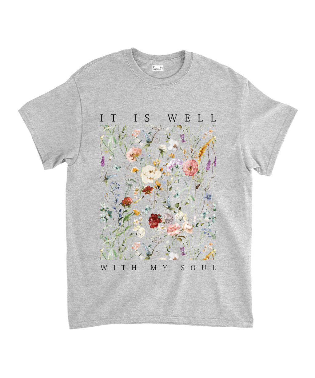 Is Well My Soul Cotton Christian Style003 T-Shirts, Hoodie, Sweatshirt