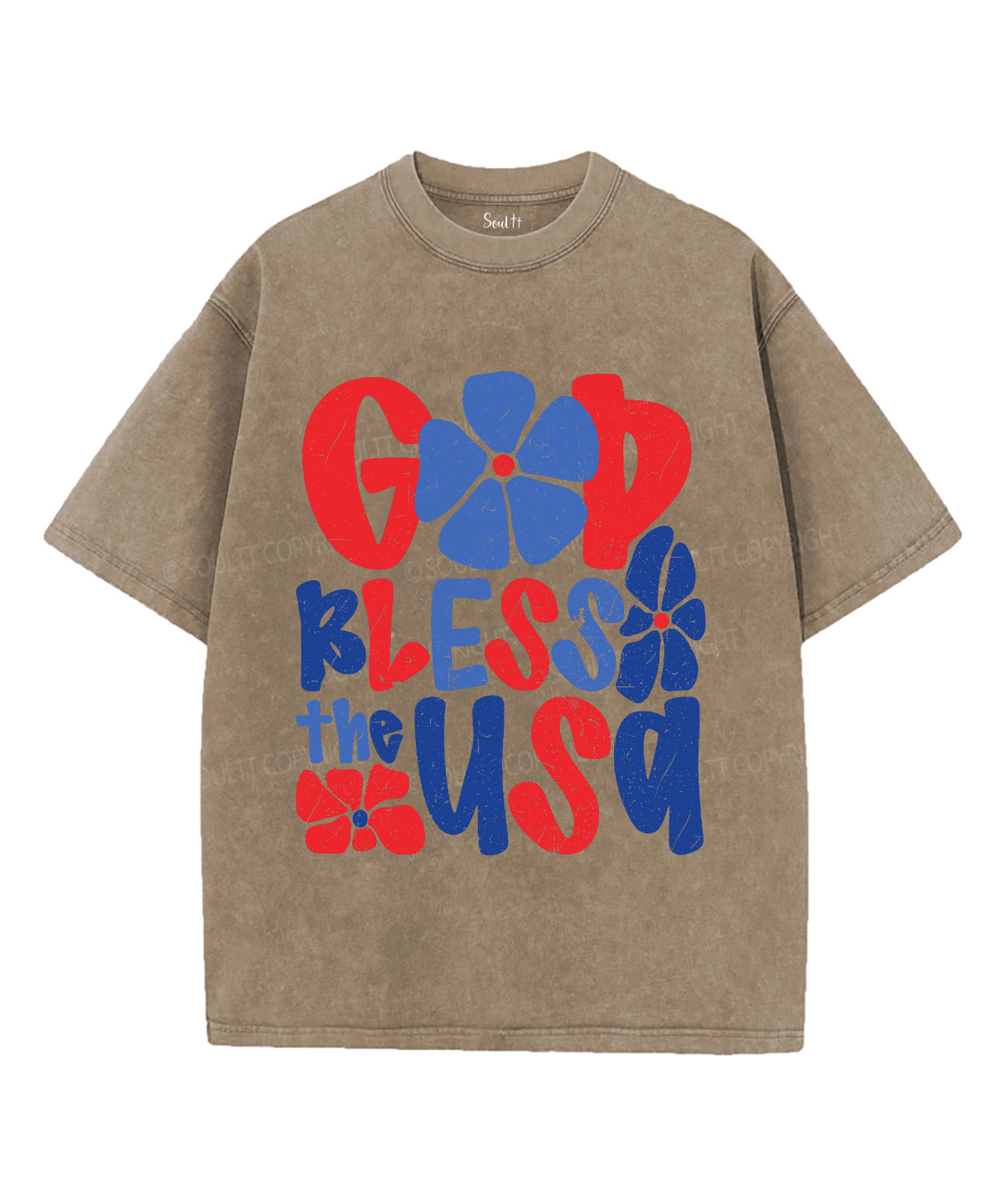 God Bless USA Washed Christian T-Shirts, Hoodie, Sweatshirt