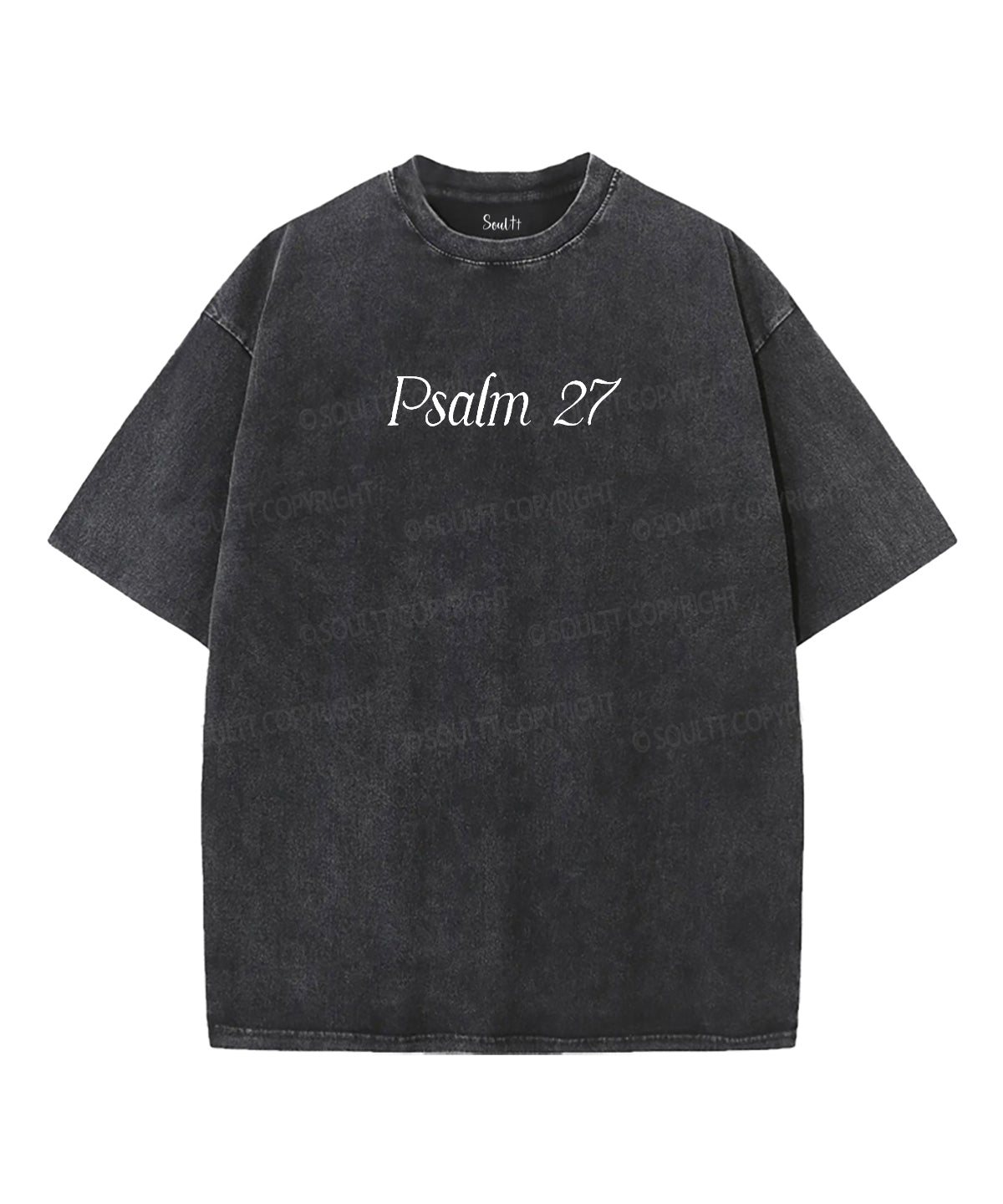 The Lord Is My Light Double Sided Unisex Washed Christian T-shirt Hoodie, Sweatshirt | CiraTrend.com (Image 2)
