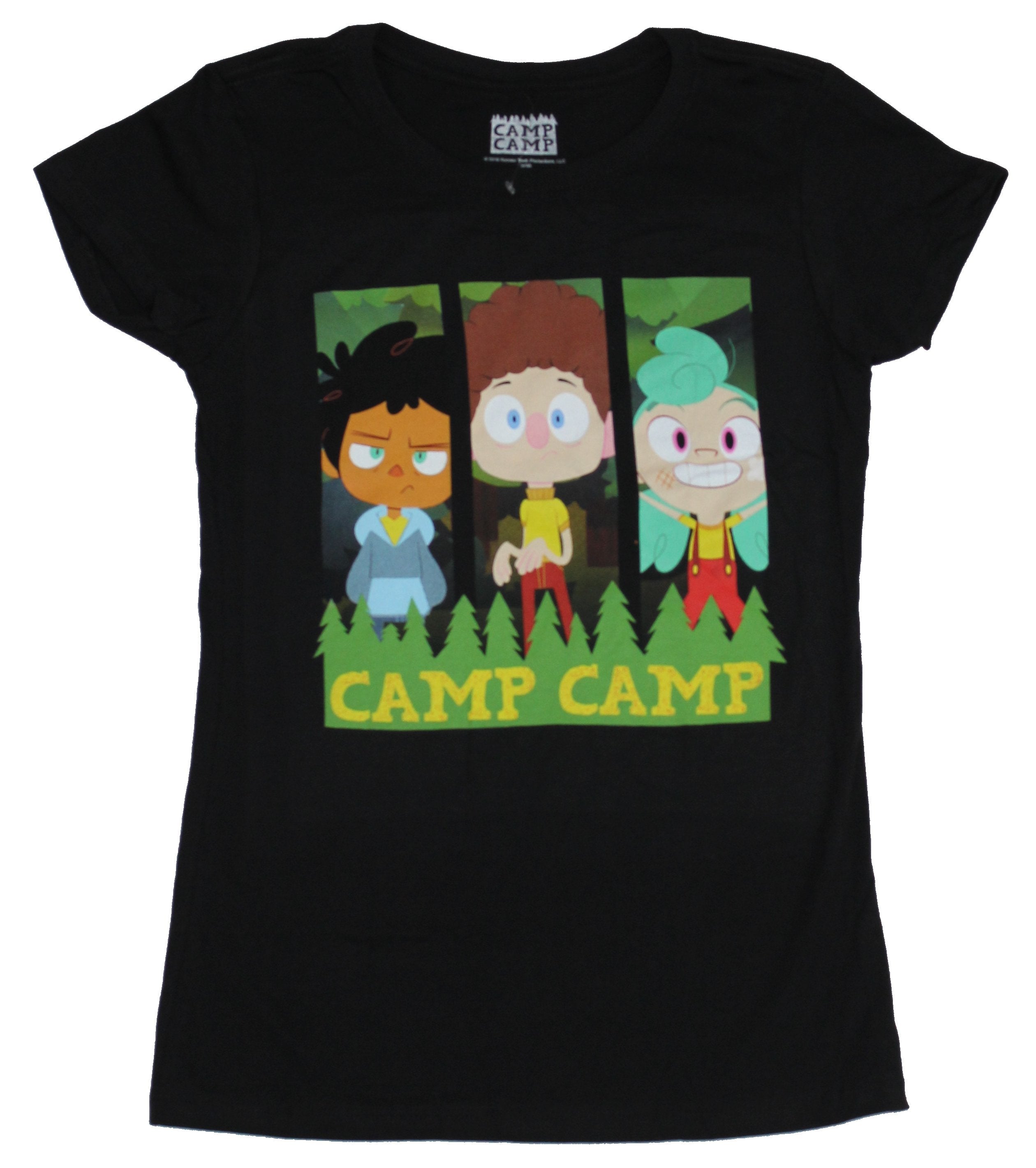 Camp Camp Girls Juniors T-Shirt- Colorful Character Strips Hoodie, Sweatshirt | CiraTrend.com