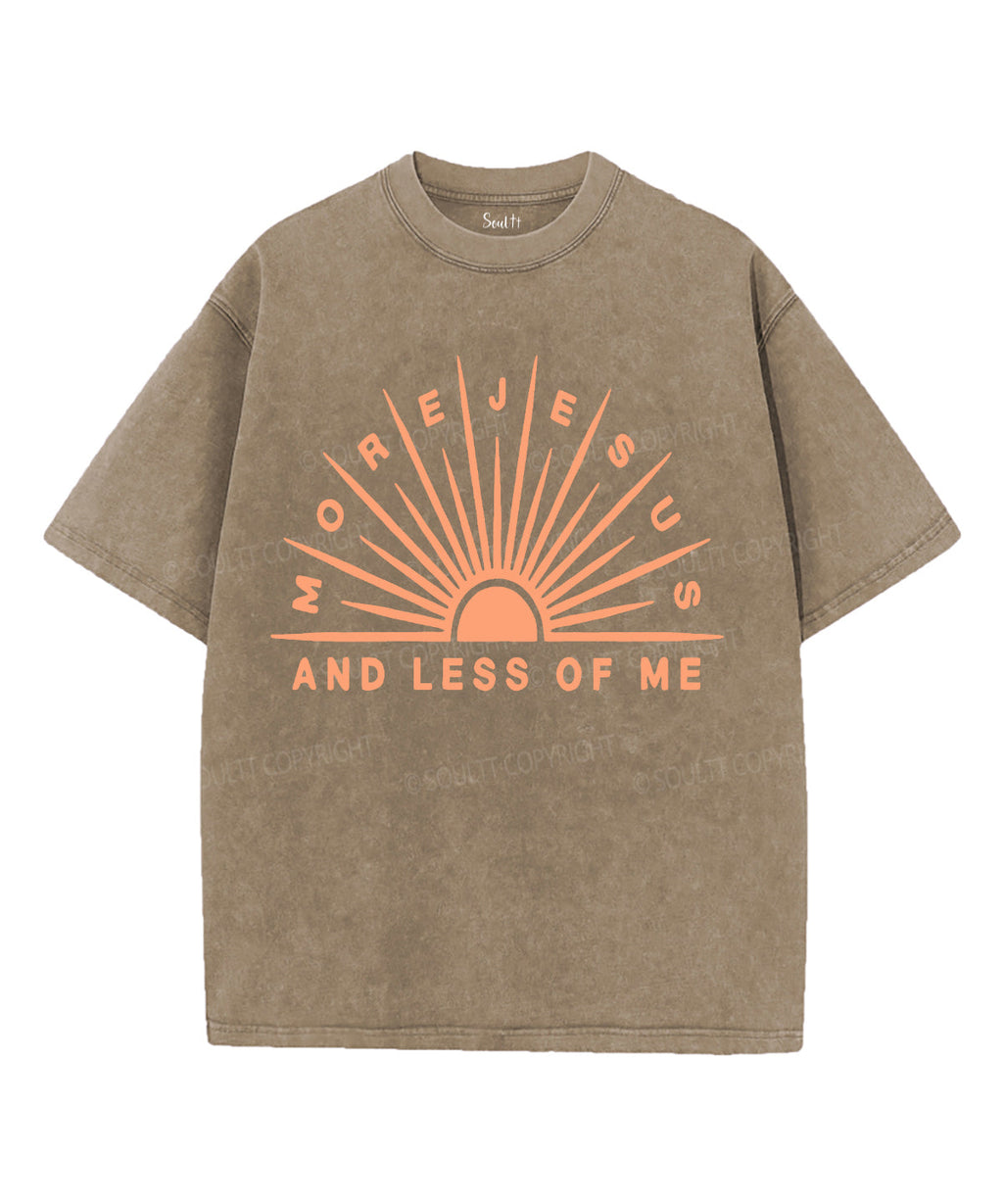 More Jesus And Less Of Me Unisex Washed Christian T-shirt Hoodie, Sweatshirt | CiraTrend.com (Image 5)