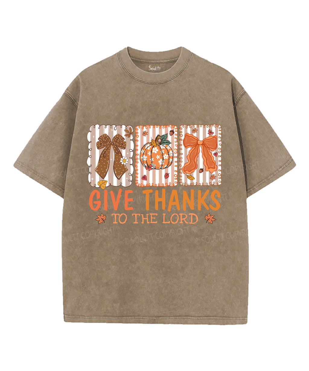 Give Thanks To The Lord Unisex Washed Christian T-shirt Style001 Hoodie, Sweatshirt | CiraTrend.com (Image 5)