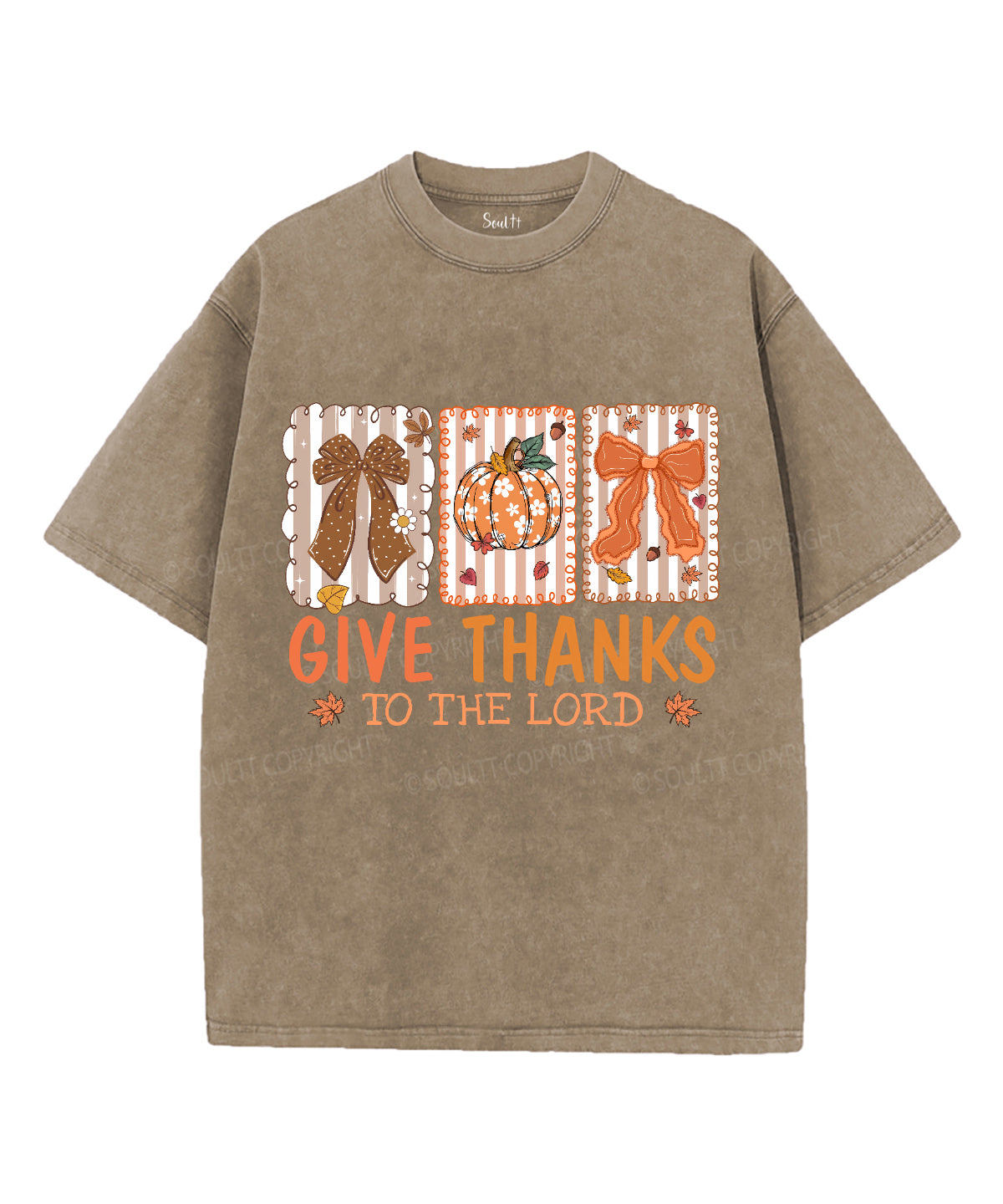 Give Thanks To The Lord Unisex Washed Christian T-shirt Style001 Hoodie, Sweatshirt | CiraTrend.com (Image 5)