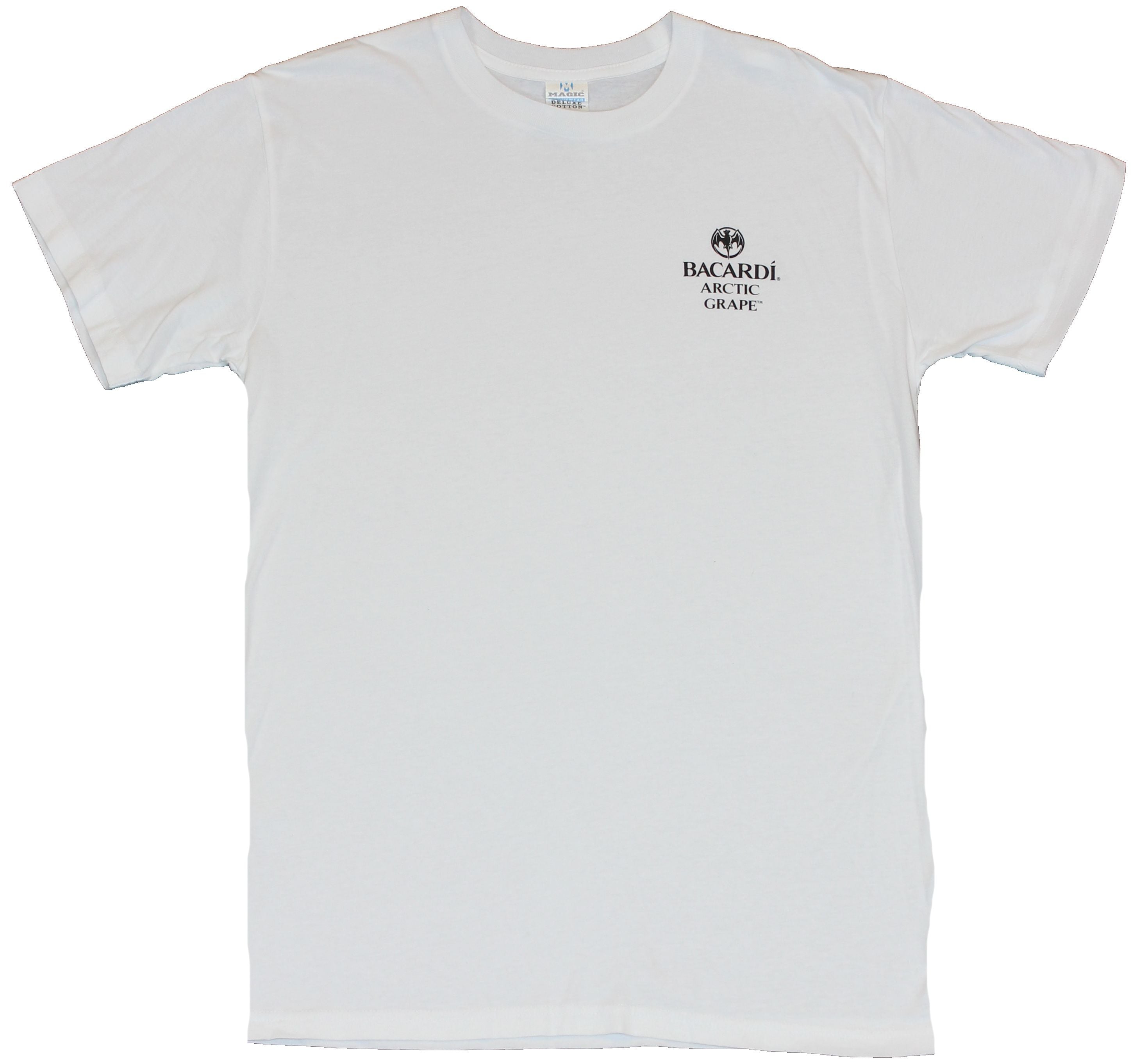 Bacardi Rum  Mens T-Shirt -  Artic Grape Flavored Rum Logo Hoodie, Sweatshirt | CiraTrend.com