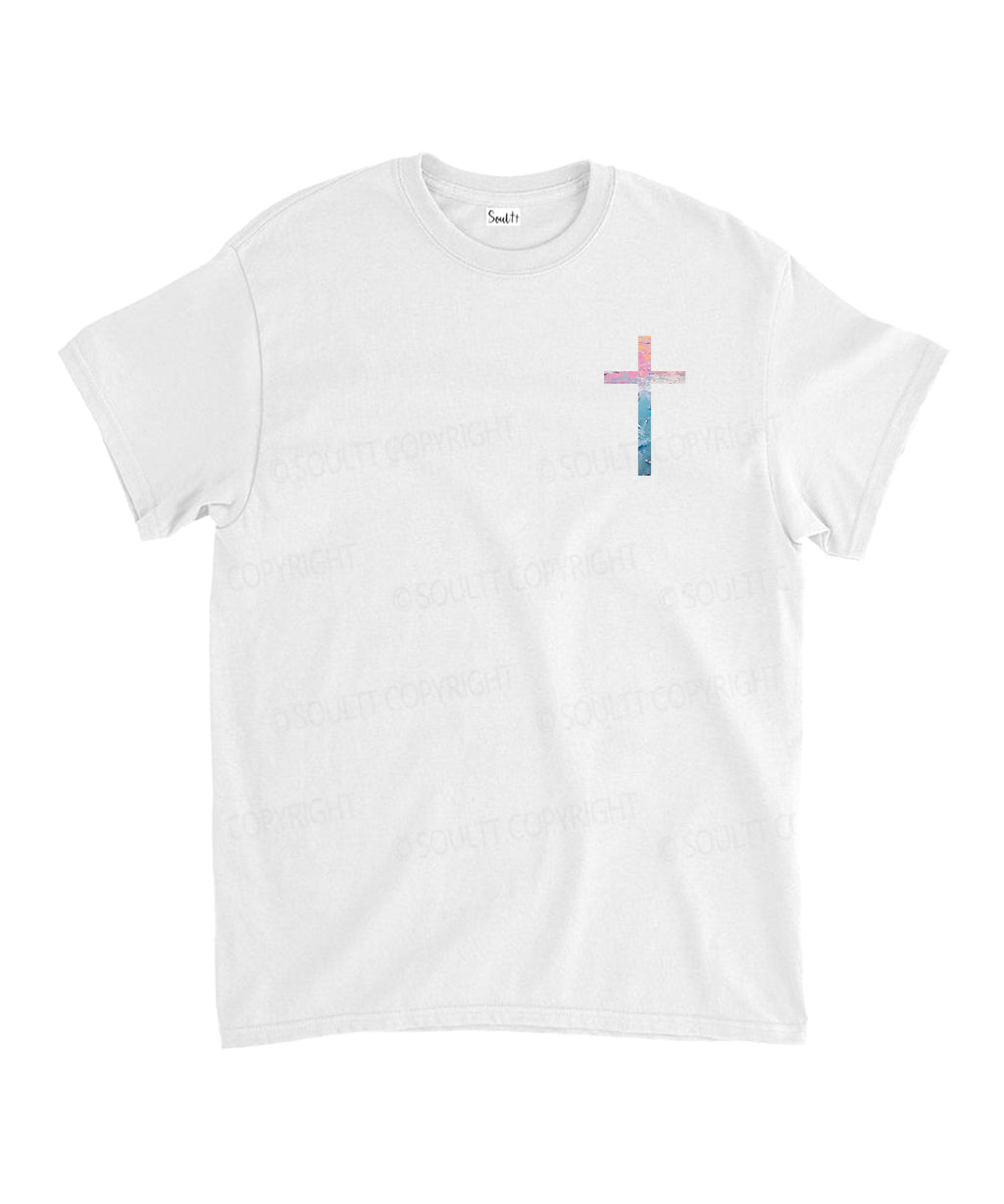 I Will Be With You Double Sided Unisex Cotton Christian T-Shirt Style013 Hoodie, Sweatshirt | CiraTrend.com (Image 2)