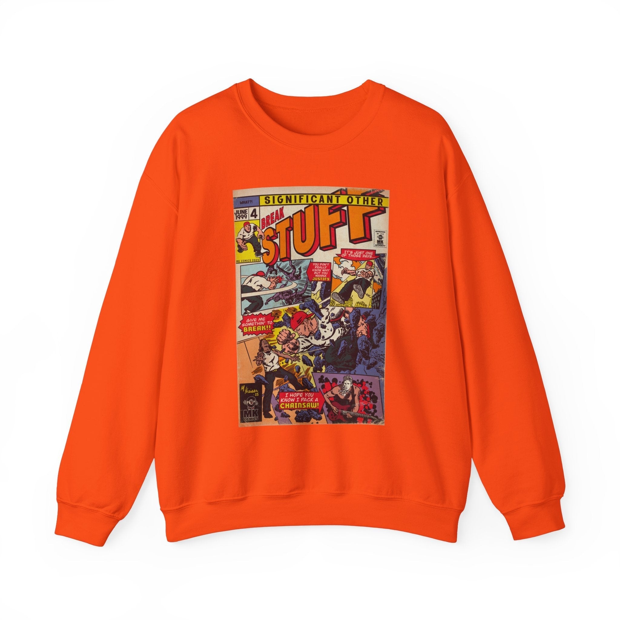 Break Stuff - Unisex Heavy BlendÃ¢â€žÂ¢ Crewneck Sweatshirt T-Shirts, Hoodie | CiraTrend.com (Image 5)