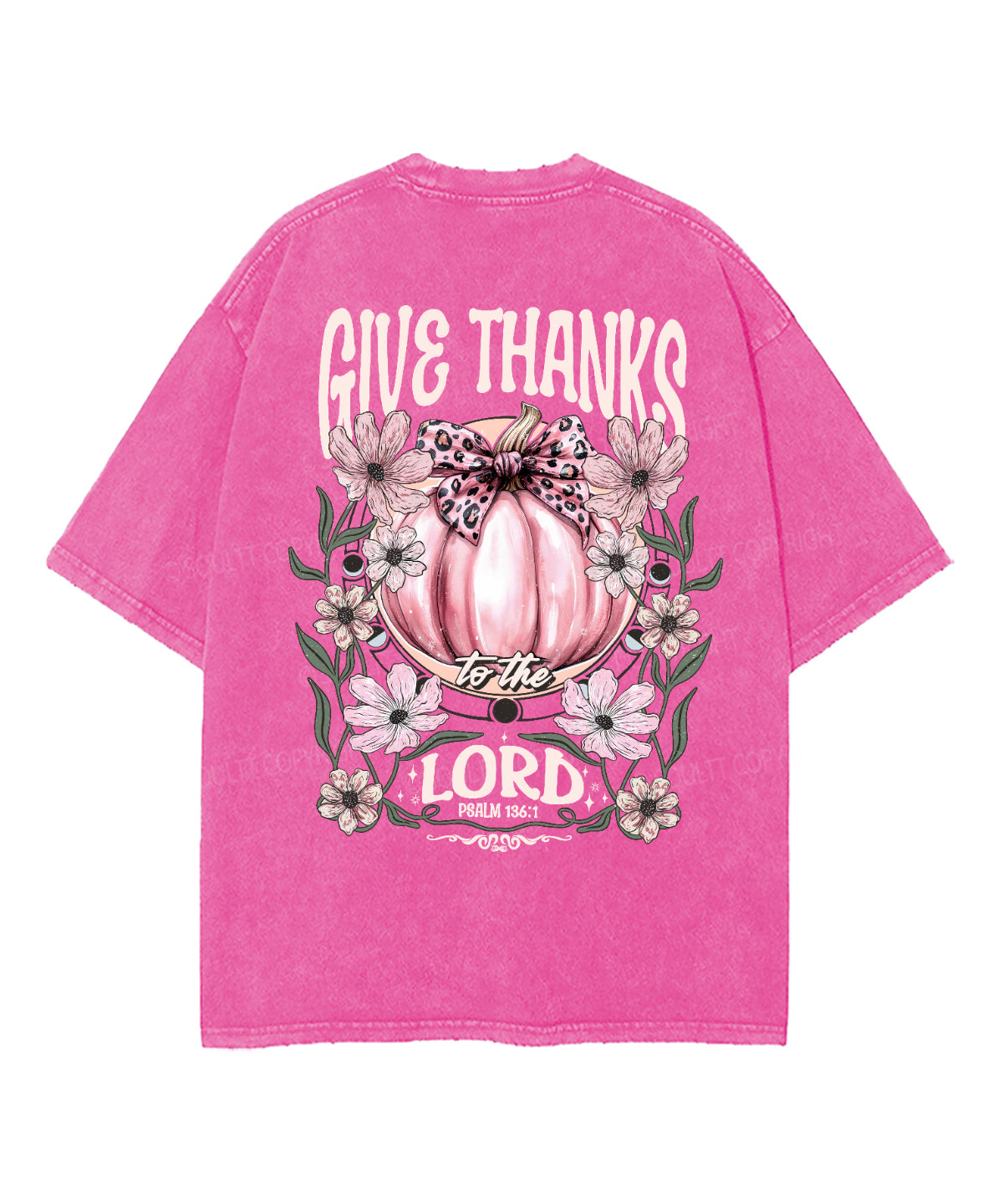 Give Thanks To The Lord Double Sided Washed Christian T-shirt Style001 Hoodie, Sweatshirt | CiraTrend.com (Image 5)