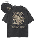 GOD IS GOOD Double Sided Unisex Washed Christian T-shirt Hoodie, Sweatshirt | CiraTrend.com (Image 1)