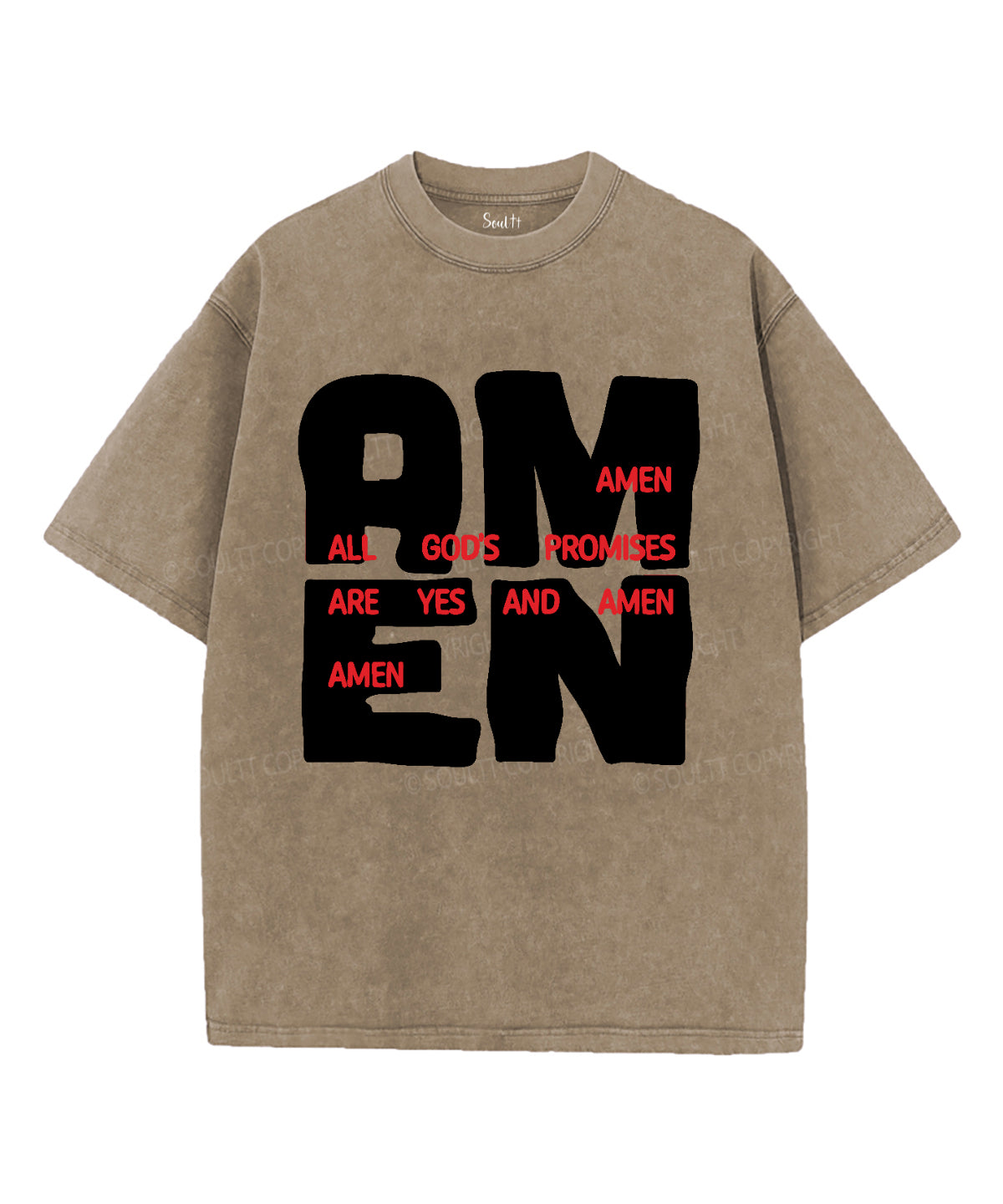 All God's Promises Are Yes Washed Christian T-shirt Hoodie, Sweatshirt | CiraTrend.com (Image 5)