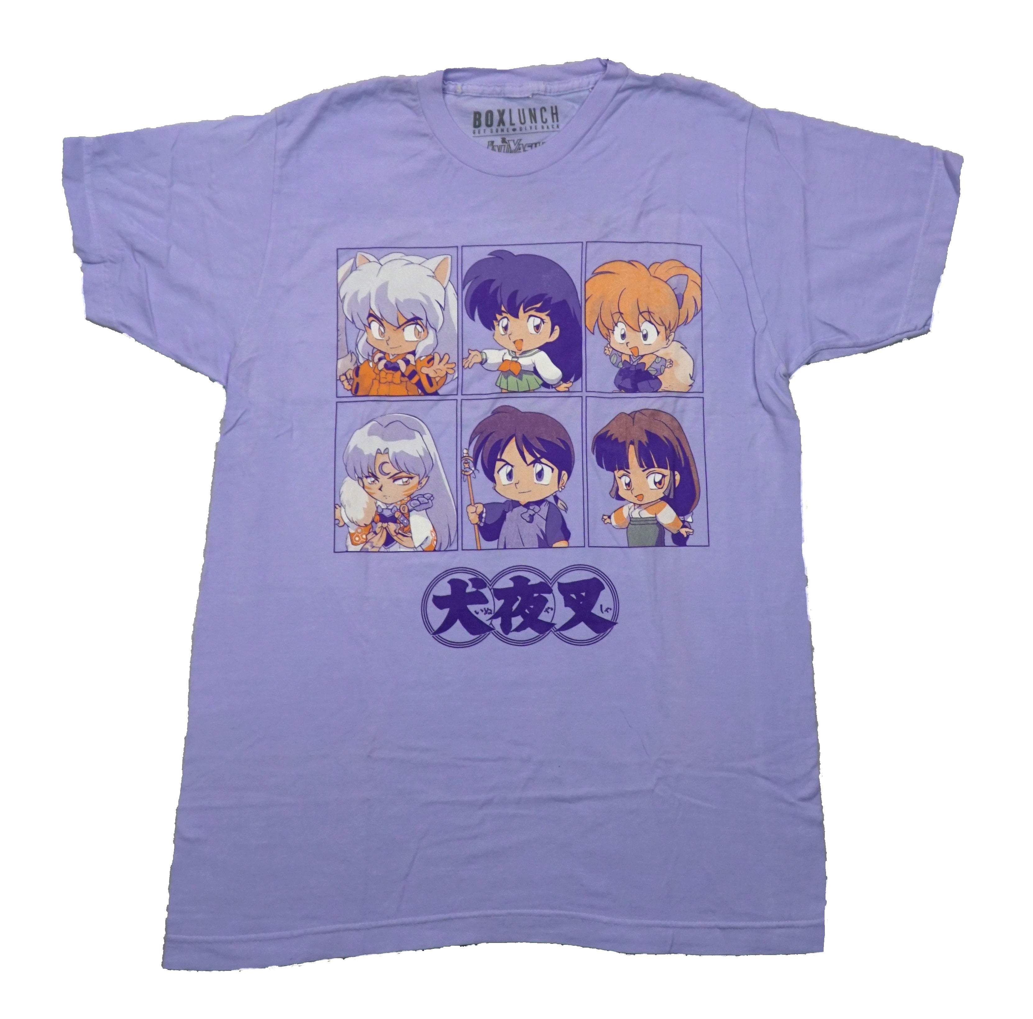 InuYasha Mens T-Shirt - Main Cast Chibi Character Boxes Hoodie, Sweatshirt | CiraTrend.com