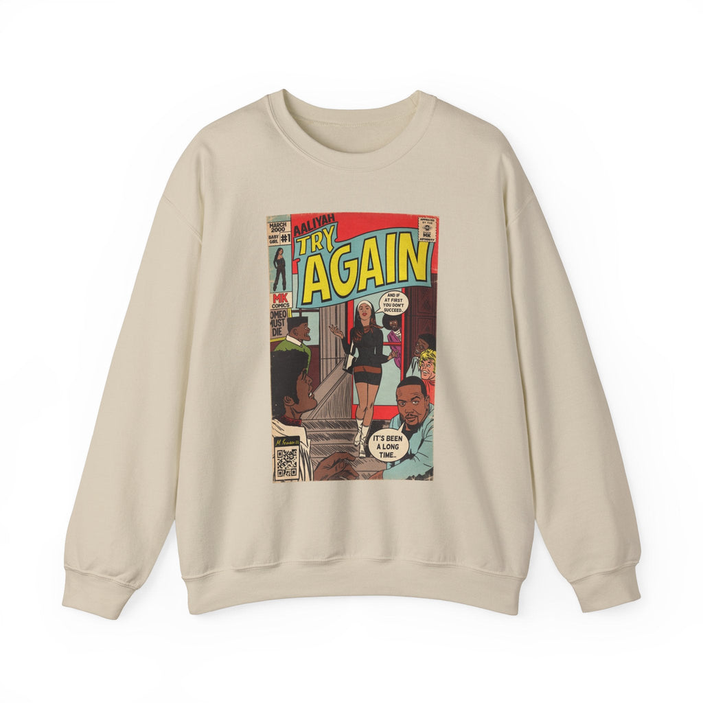 Try Again - Unisex Heavy BlendÃ¢â€žÂ¢ Crewneck Sweatshirt T-Shirts, Hoodie | CiraTrend.com (Image 4)