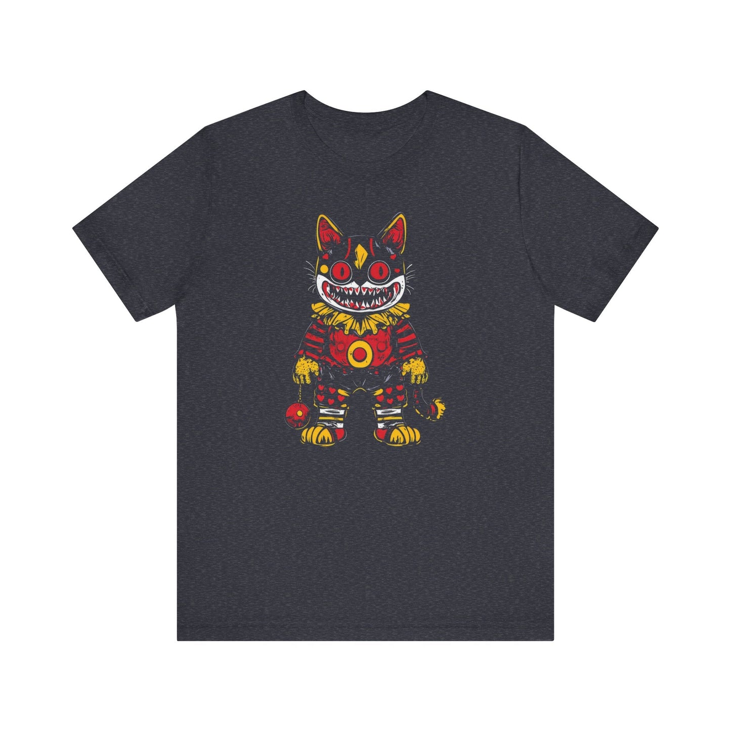 Creepy Clown Cat Graphic Tee