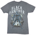 Black Panther Mens T-Shirt- Distressed Standing Proud Under White Logo Hoodie, Sweatshirt | CiraTrend.com