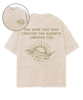 The Same God Double Sided Washed Christian T-shirt Hoodie, Sweatshirt | CiraTrend.com (Image 1)