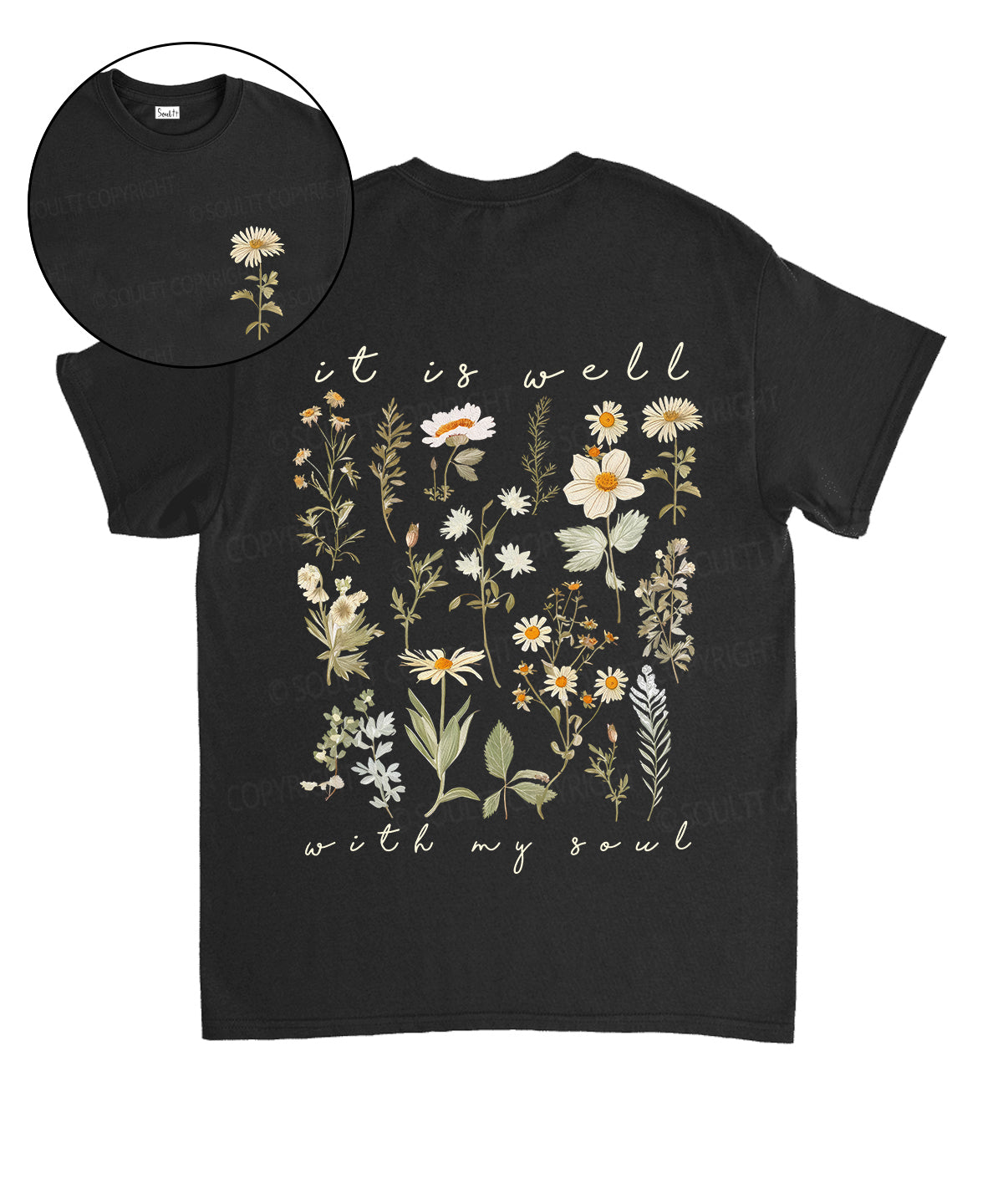 Is Well My Soul Double Sided Cotton Christian Style001 T-Shirts, Hoodie, Sweatshirt