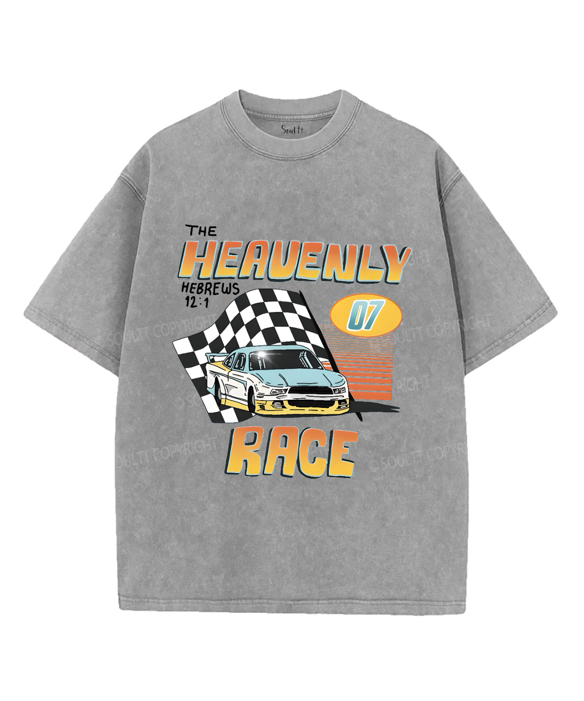 Heavenly Race Washed Christian T-Shirts, Hoodie, Sweatshirt