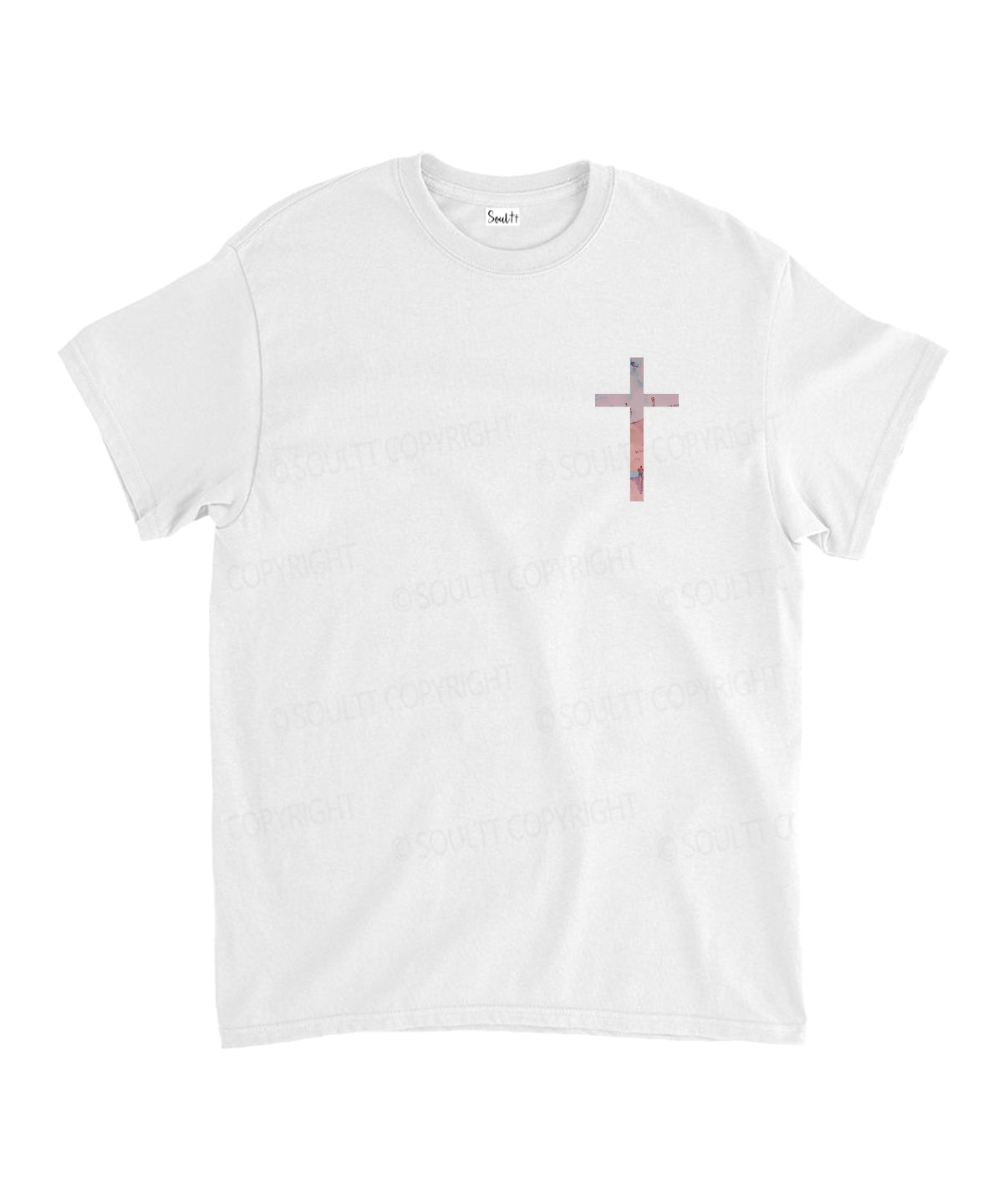 He Leads Me Beside Still Waters Double Sided Unisex Cotton Christian T-Shirt Hoodie, Sweatshirt | CiraTrend.com (Image 2)