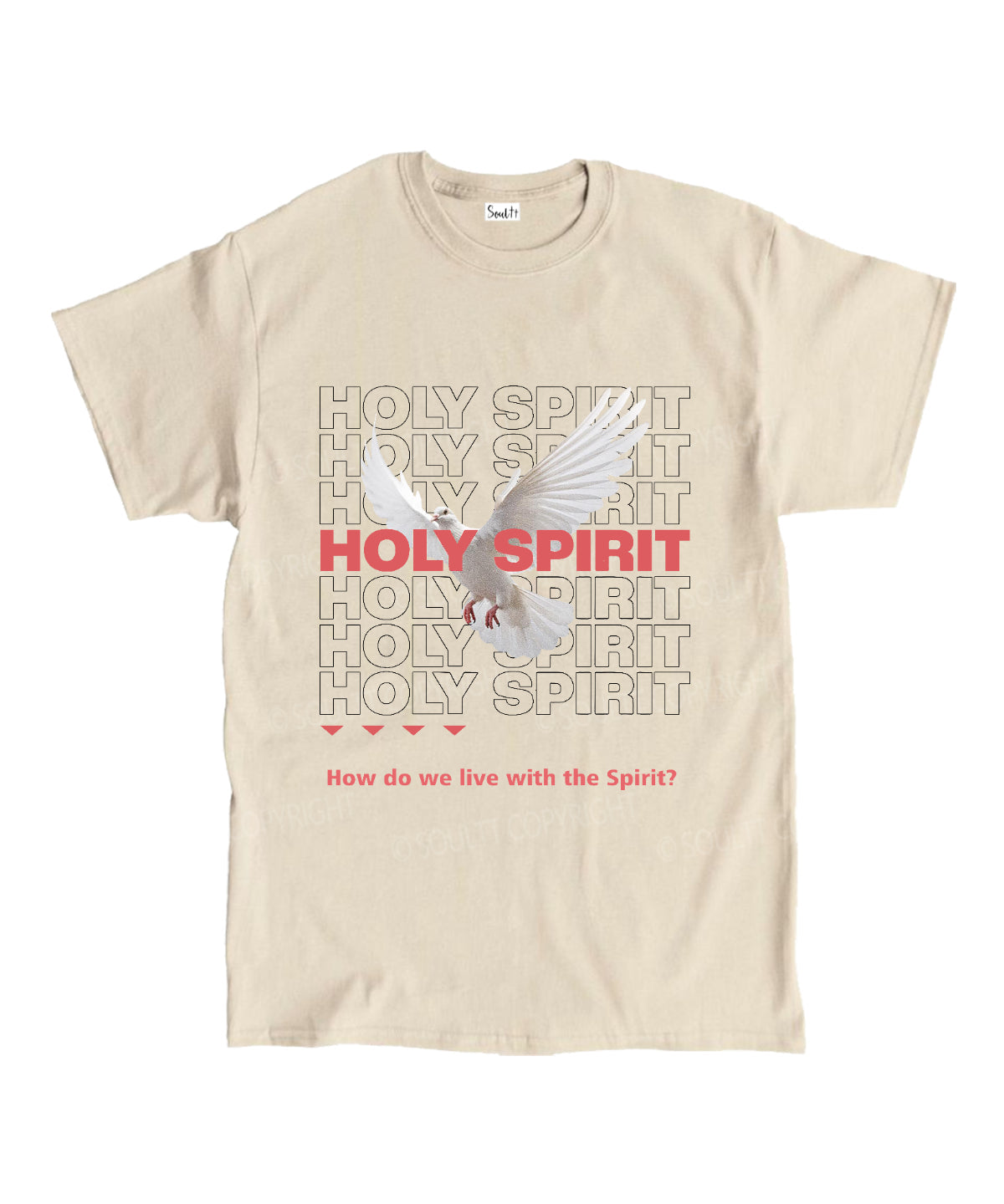 Holy Spirit Unisex Cotton Christian T-Shirt Hoodie, Sweatshirt | CiraTrend.com (Image 4)
