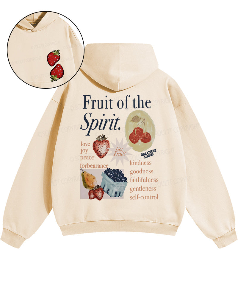 Fruit Of The Spirit Double Sided Cotton Christian Hoodie T-Shirts, Sweatshirt | CiraTrend.com (Image 1)