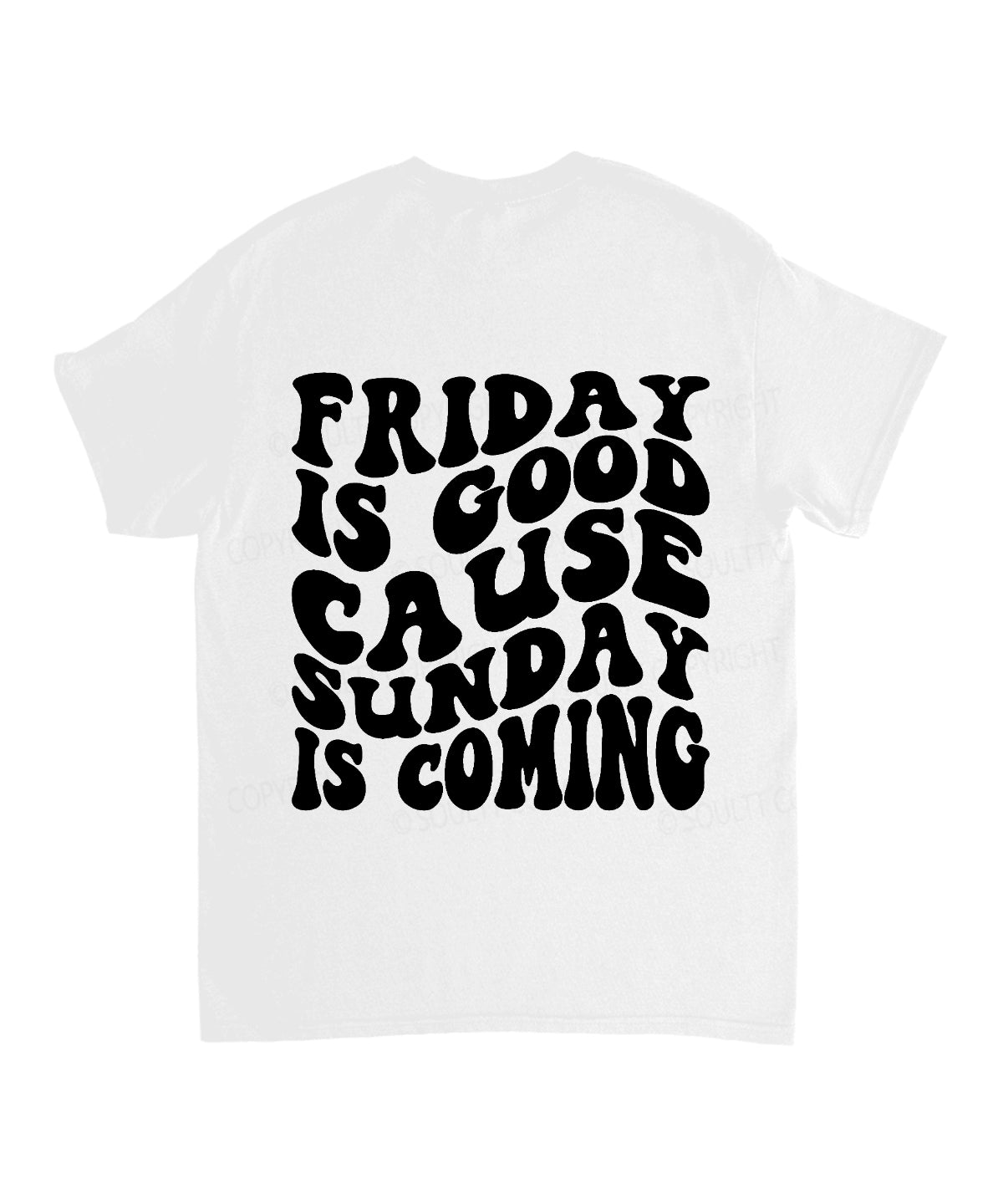 Sunday Is Coming Double Sided Unisex Cotton Christian T-Shirt Hoodie, Sweatshirt | CiraTrend.com (Image 3)