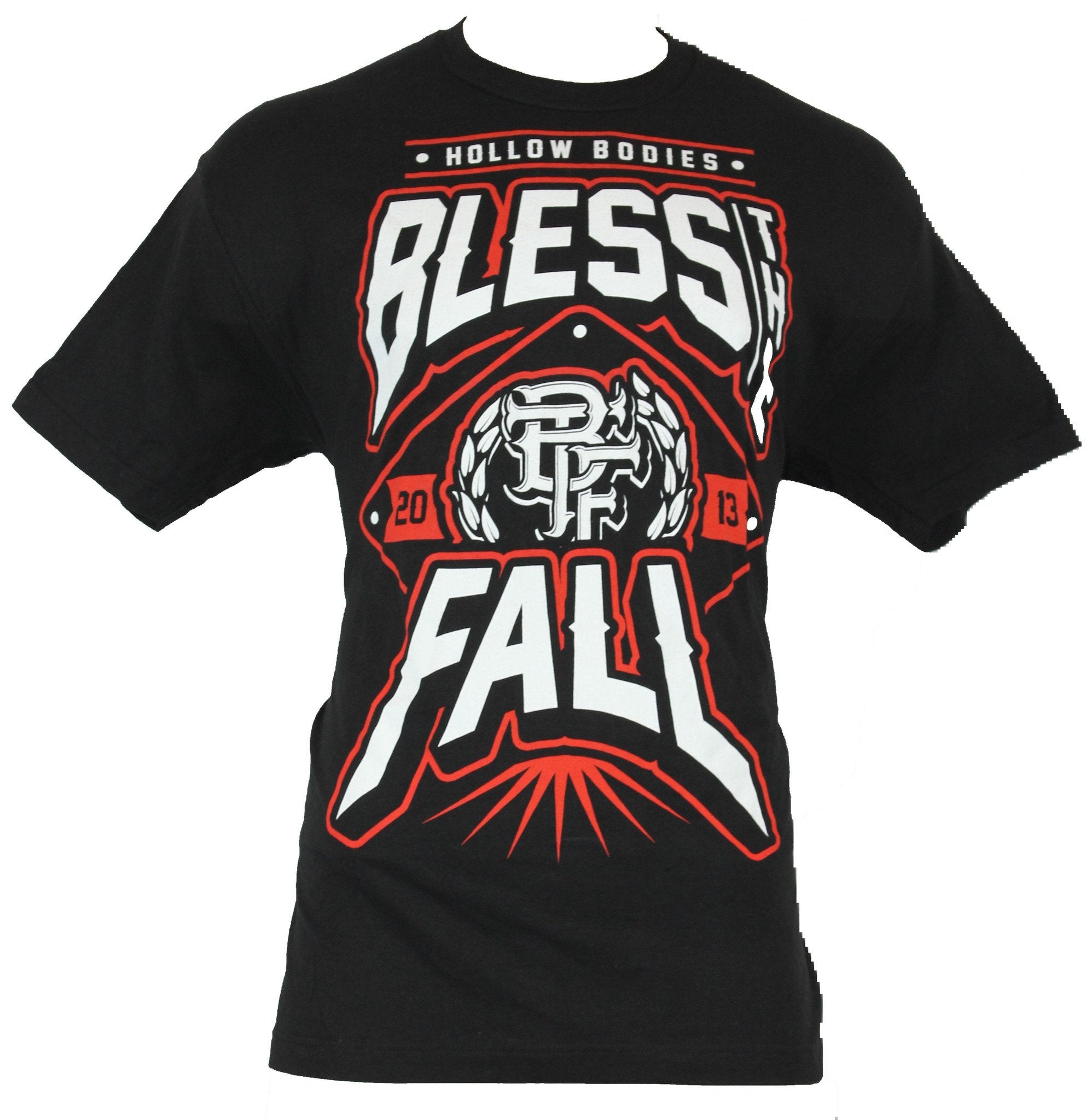 Blessthefall Mens T-Shirt - Bless the Fall Hollow Bodies 2013 Word Logo Hoodie, Sweatshirt | CiraTrend.com