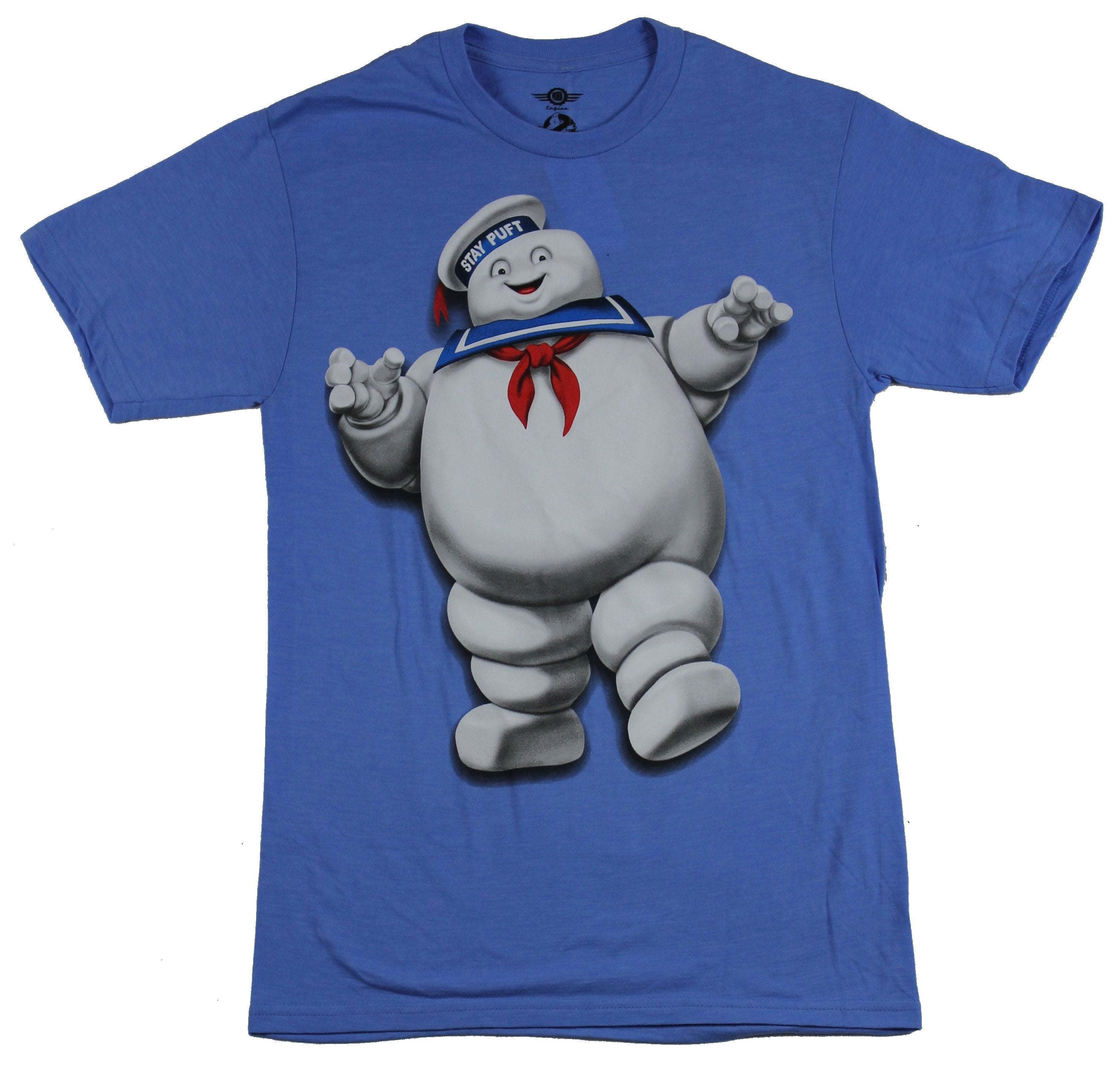 Ghostbusters Mens T-Shirt - Smiling Stay Puffed Marshmallow Man Image Hoodie, Sweatshirt | CiraTrend.com