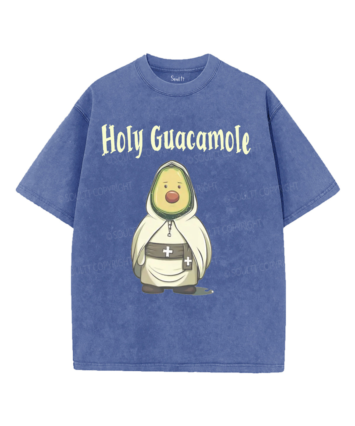 Holy Guacamole Unisex Washed Christian T-shirt Hoodie, Sweatshirt | CiraTrend.com (Image 4)