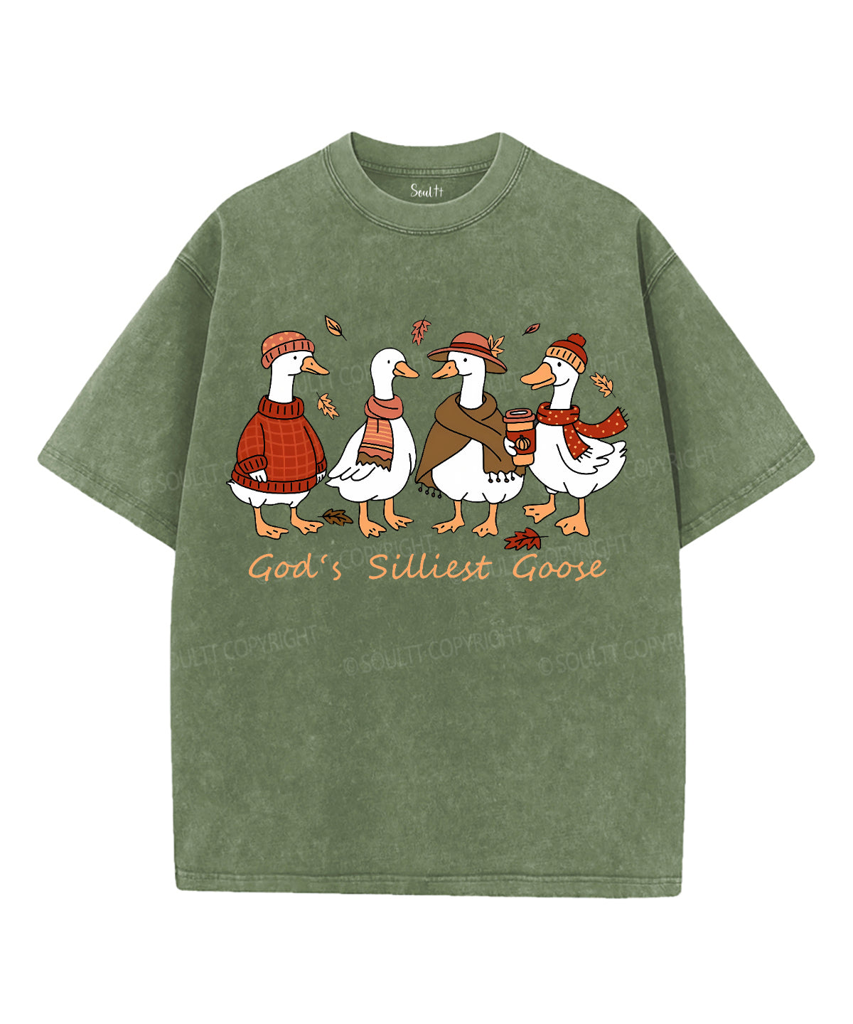 God'S Silliest Goose Washed Christian Style003 T-Shirts, Hoodie, Sweatshirt