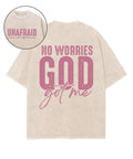 No Worries Unisex Washed Christian T-shirt Hoodie, Sweatshirt | CiraTrend.com (Image 1)