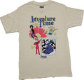 Adventure Time Mens T-Shirt - 4 Cast Scenes Under Logo Hoodie, Sweatshirt | CiraTrend.com