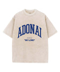 Adonai Unisex Washed Christian T-shirt Hoodie, Sweatshirt | CiraTrend.com (Image 1)