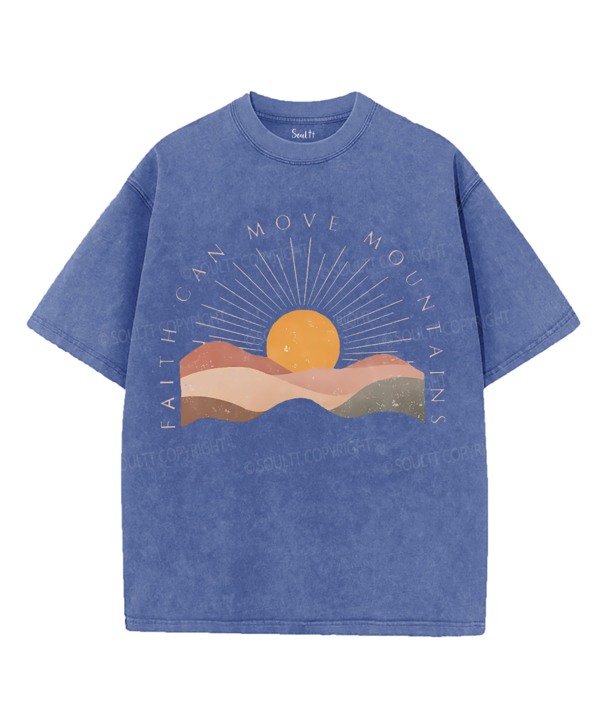 Faith Can Move Mountains Unisex Washed Christian T-shirt Style002 Hoodie, Sweatshirt | CiraTrend.com (Image 4)