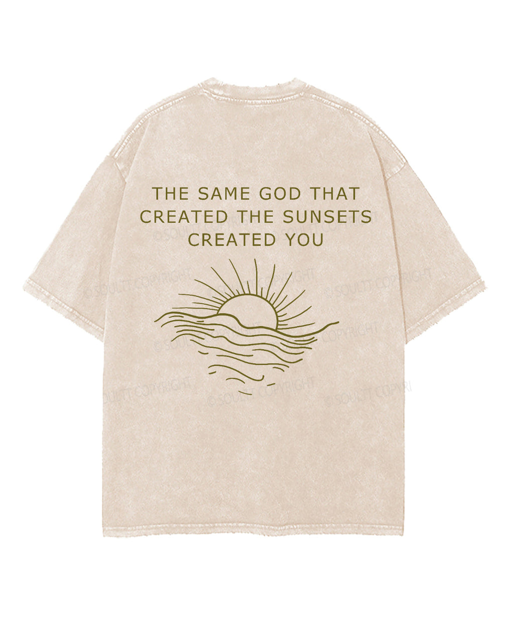 The Same God Double Sided Washed Christian T-shirt Hoodie, Sweatshirt | CiraTrend.com (Image 3)